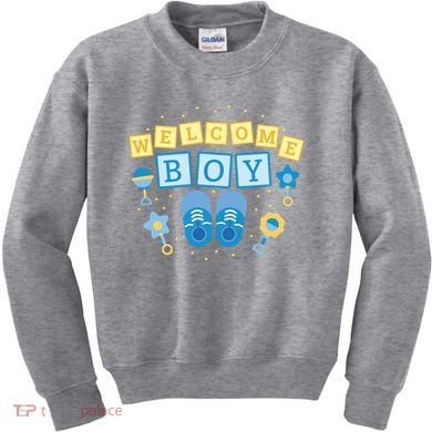 Welcome Baby Boy Gift Kids Sweatshirt