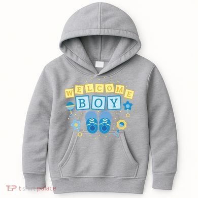 Welcome Baby Boy Gift Kids Hoodie