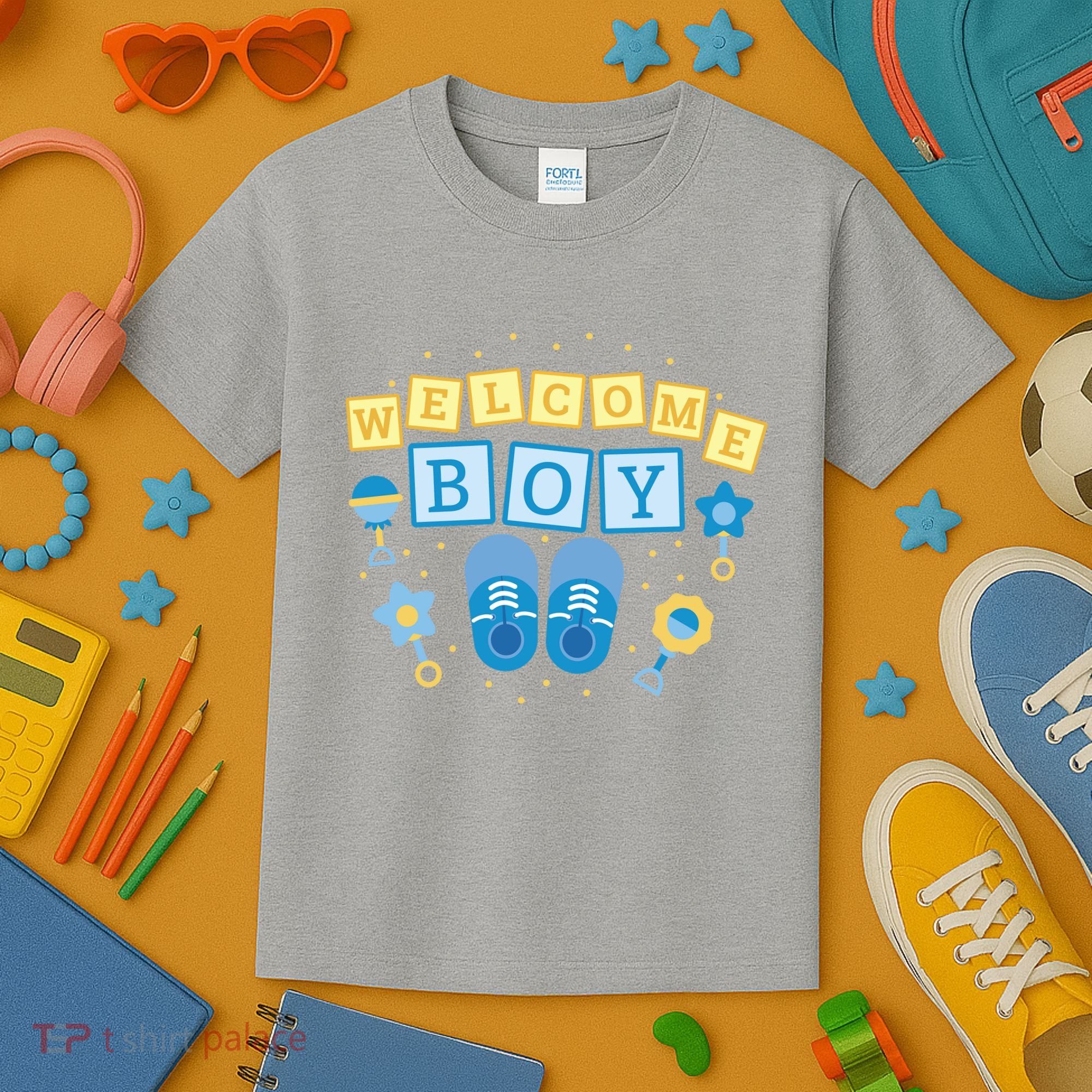 Welcome Baby Boy Gift Kids T-Shirt