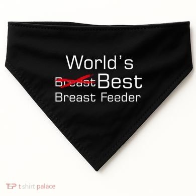 Worlds Best Breast Feeder USA-Made Doggie Bandana