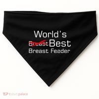 Worlds Best Breast Feeder USA-Made Doggie Bandana thumb 0