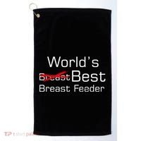 Worlds Best Breast Feeder Golf Towel thumb 0