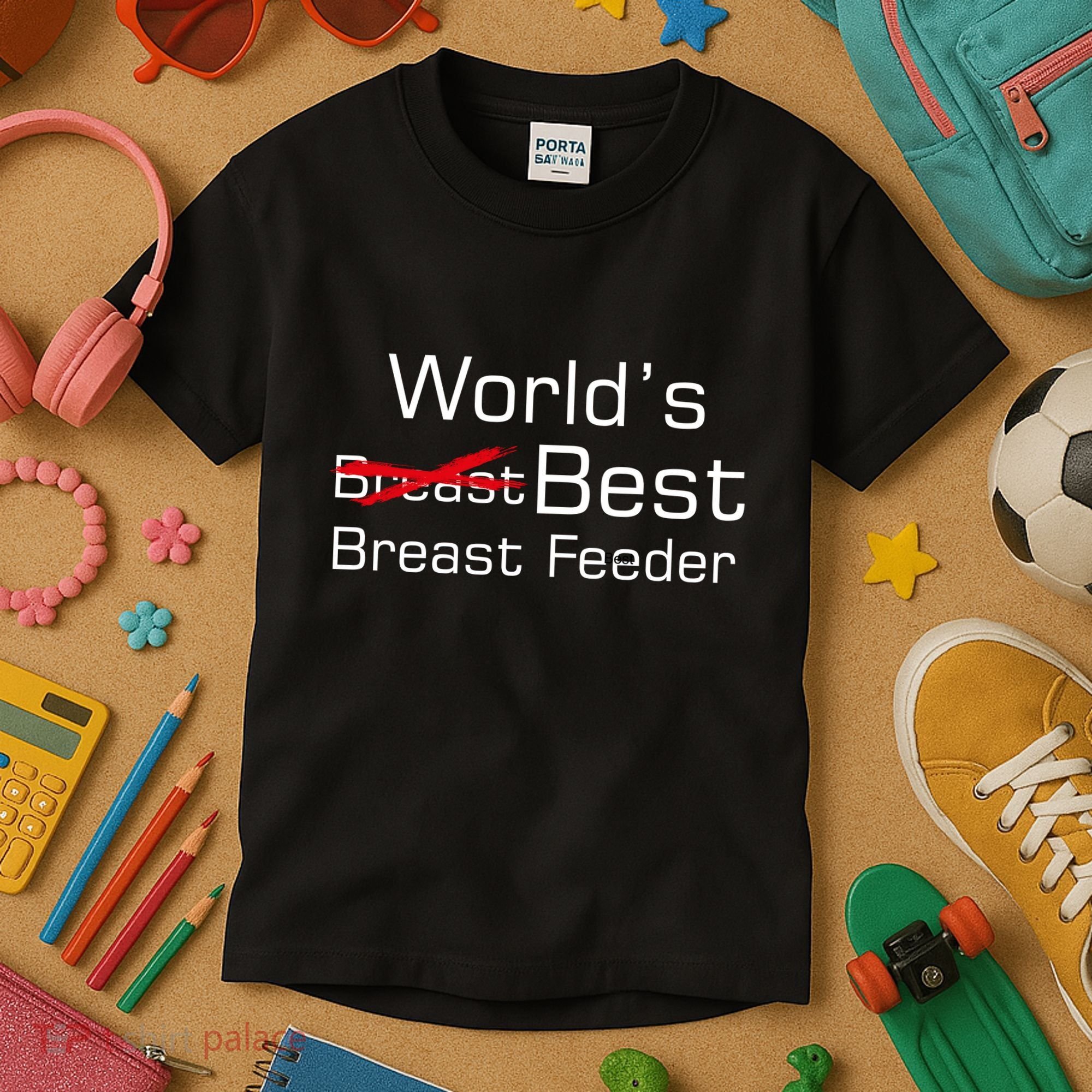 Worlds Best Breast Feeder Kids T-Shirt