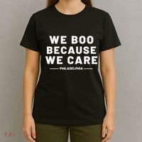 We Boo Because We Care Philadelphia Sports T-Shirt thumb 4
