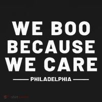 We Boo Because We Care Philadelphia Sports Women's Hoodie thumb 2