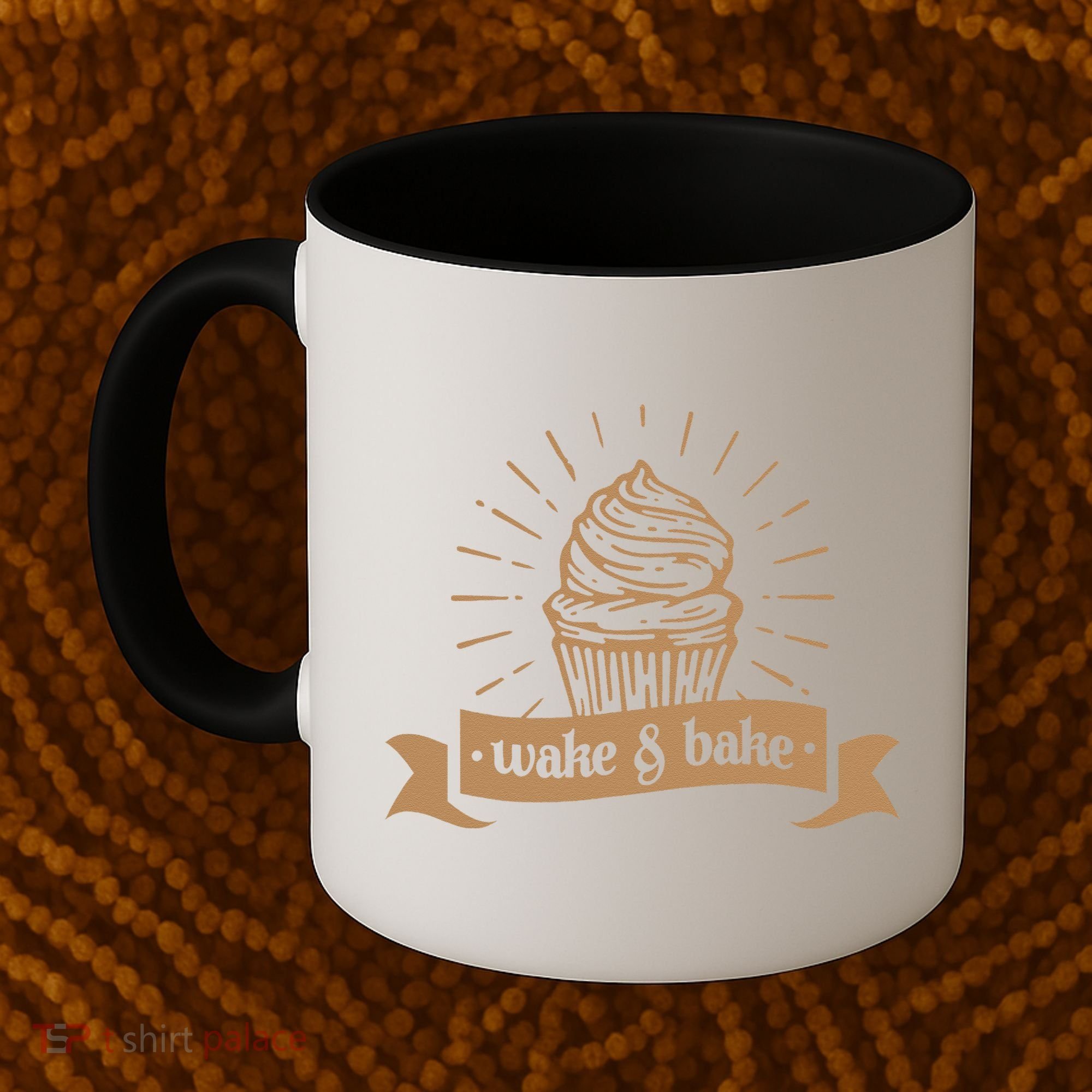 Wake & Bake Cupcake Baking Chef Coffee Mug
