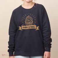 Wake & Bake Cupcake Baking Chef Women's Sweatshirt thumb 0