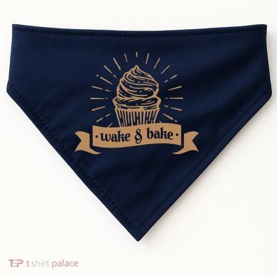 Wake & Bake Cupcake Baking Chef USA-Made Doggie Bandana