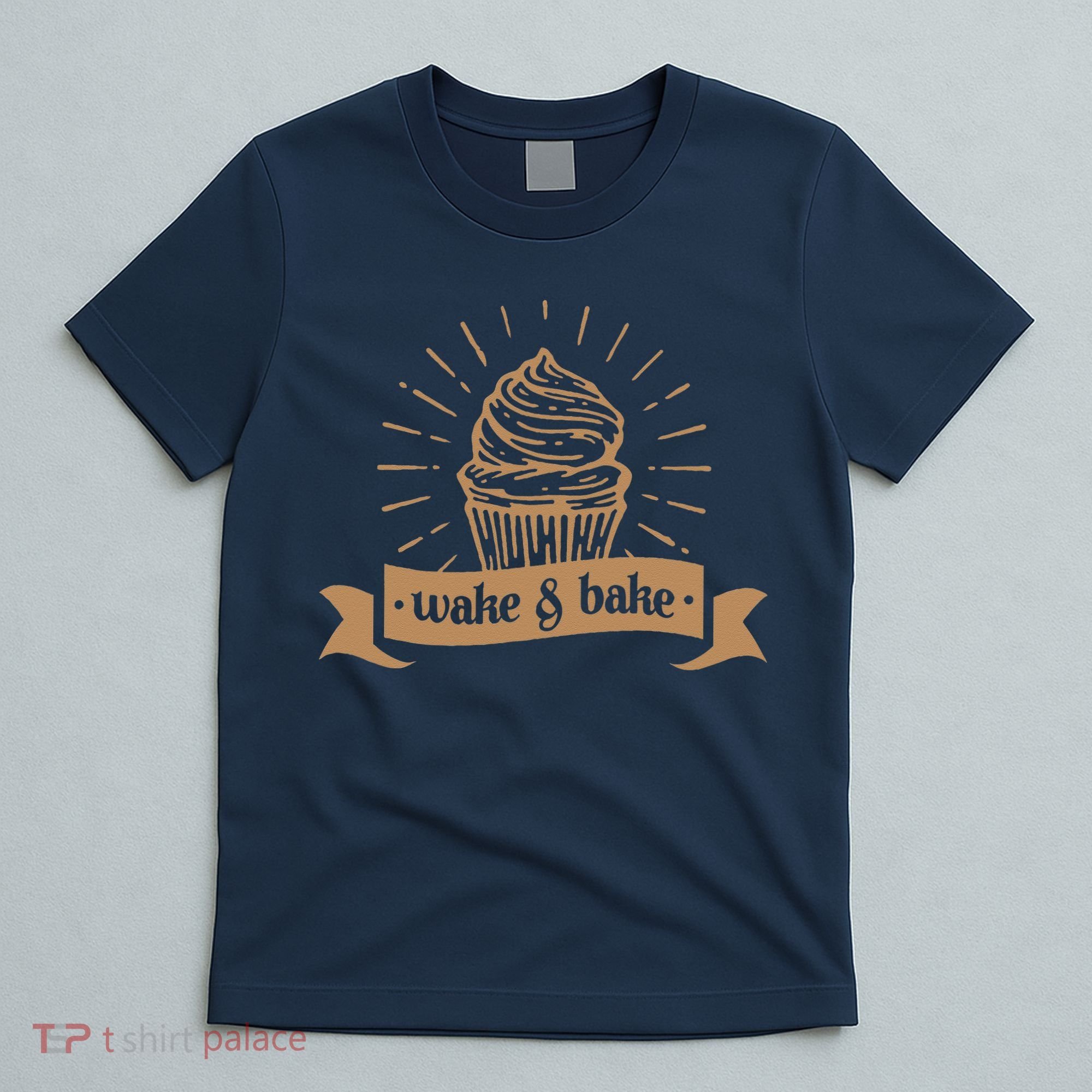 Wake & Bake Cupcake Baking Chef T-Shirt