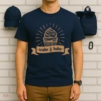 Wake & Bake Cupcake Baking Chef T-Shirt thumb 6