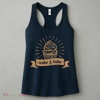 Wake & Bake Cupcake Baking Chef Women's Tank Top thumb 3