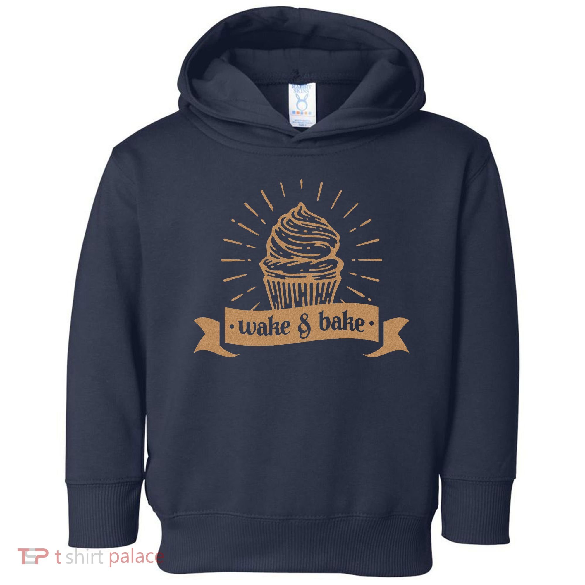 Wake & Bake Cupcake Baking Chef Toddler Hoodie