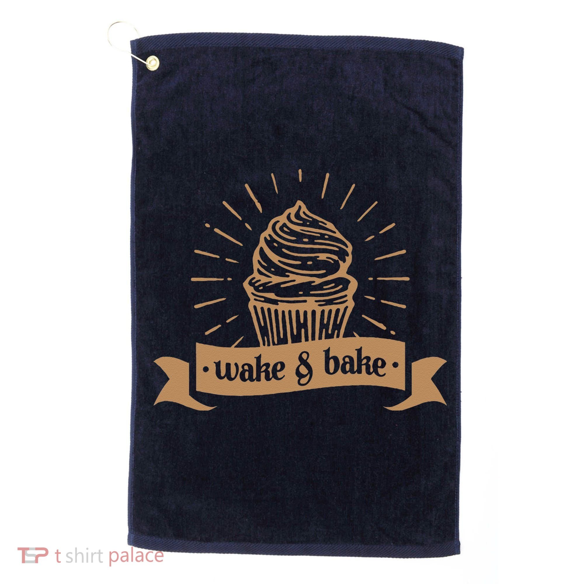 Wake & Bake Cupcake Baking Chef Golf Towel