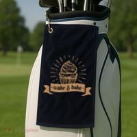 Wake & Bake Cupcake Baking Chef Golf Towel thumb 2