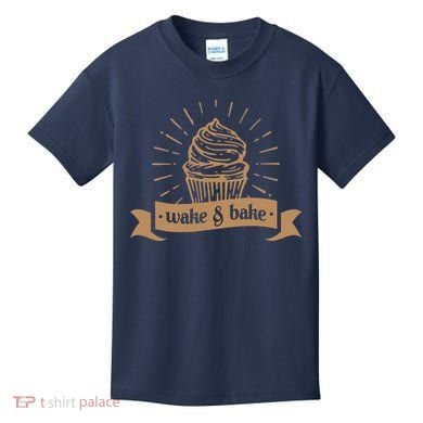 Wake & Bake Cupcake Baking Chef Kids T-Shirt