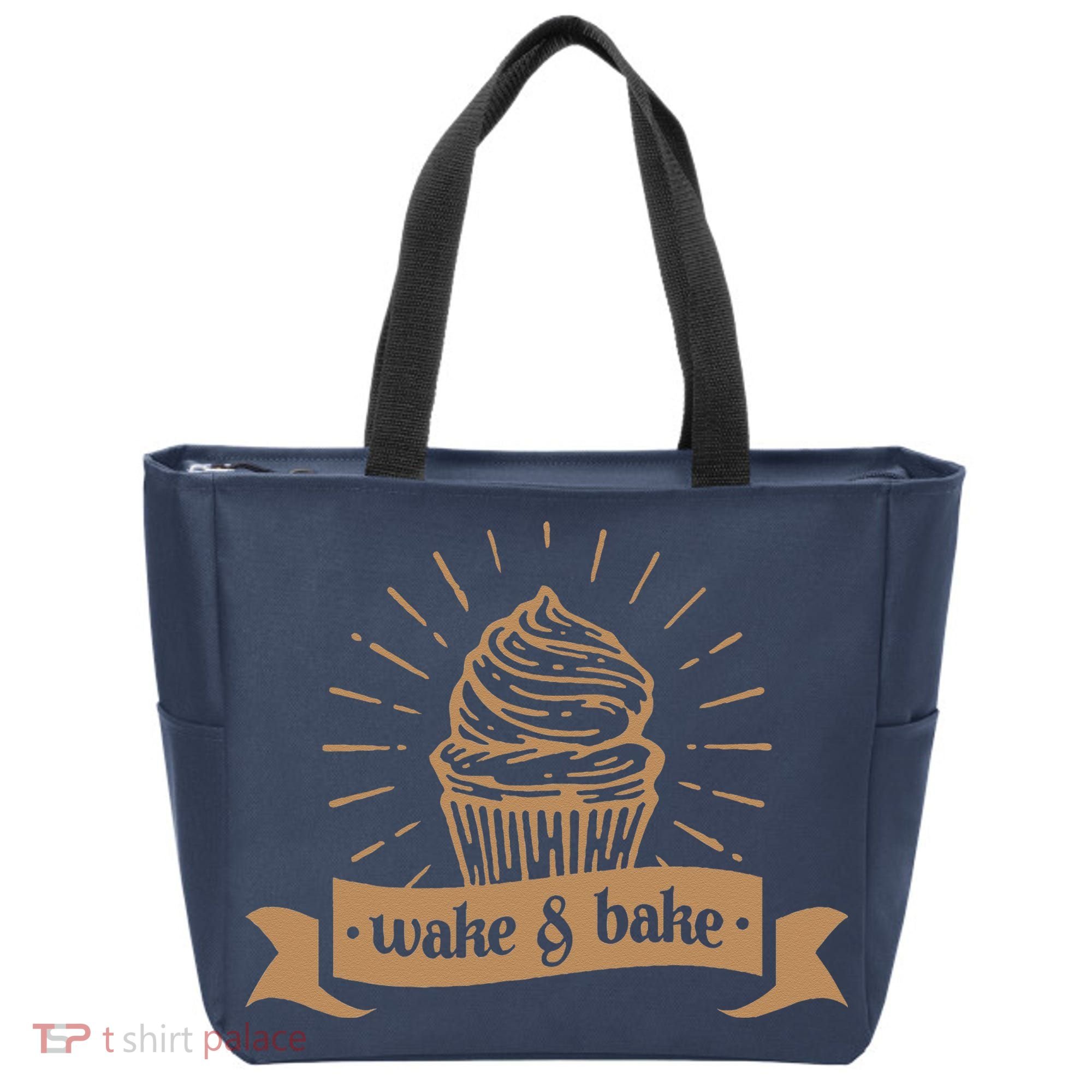Wake & Bake Cupcake Baking Chef Tote Bag