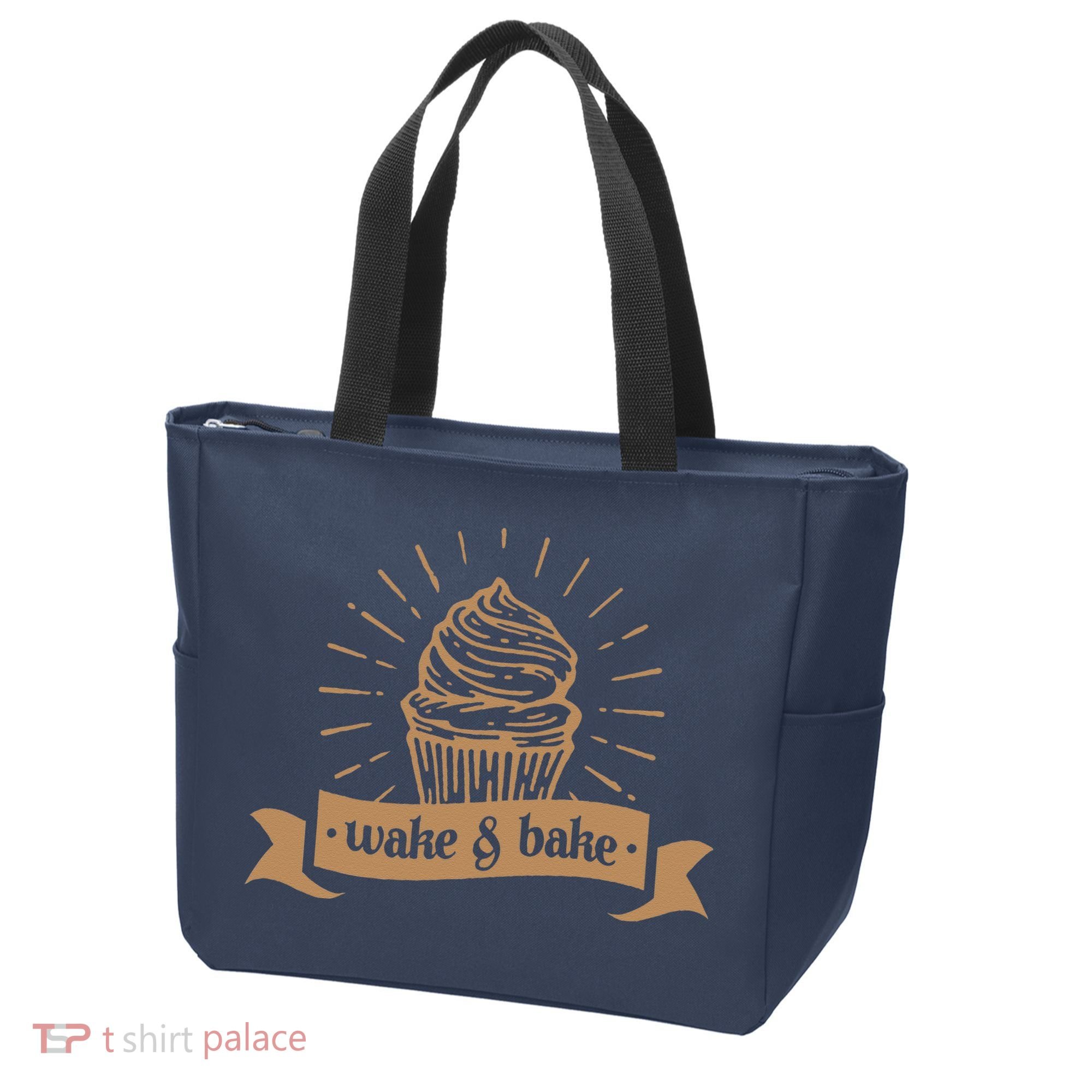 Wake & Bake Cupcake Baking Chef Tote Bag