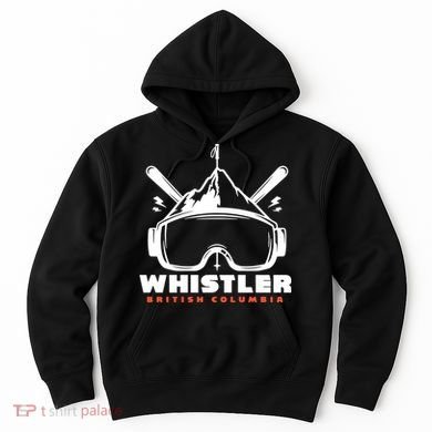 Whistler British Columbia Skiing Hoodie
