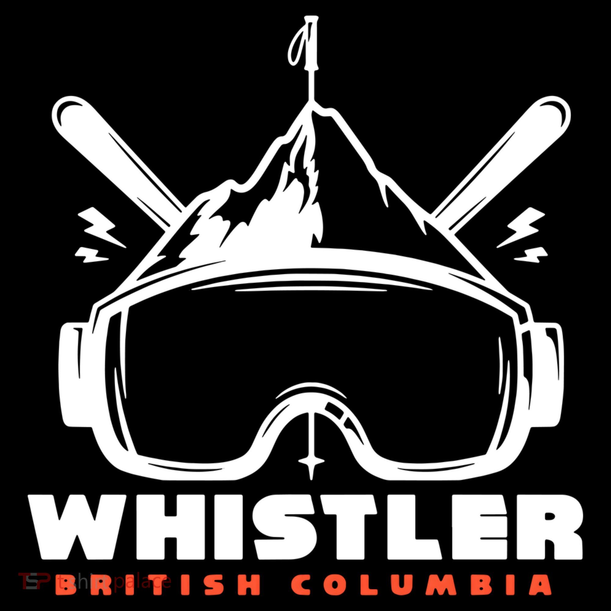 Whistler British Columbia Skiing Women's Hoodie