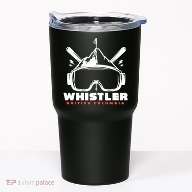 Whistler British Columbia Skiing Tumbler