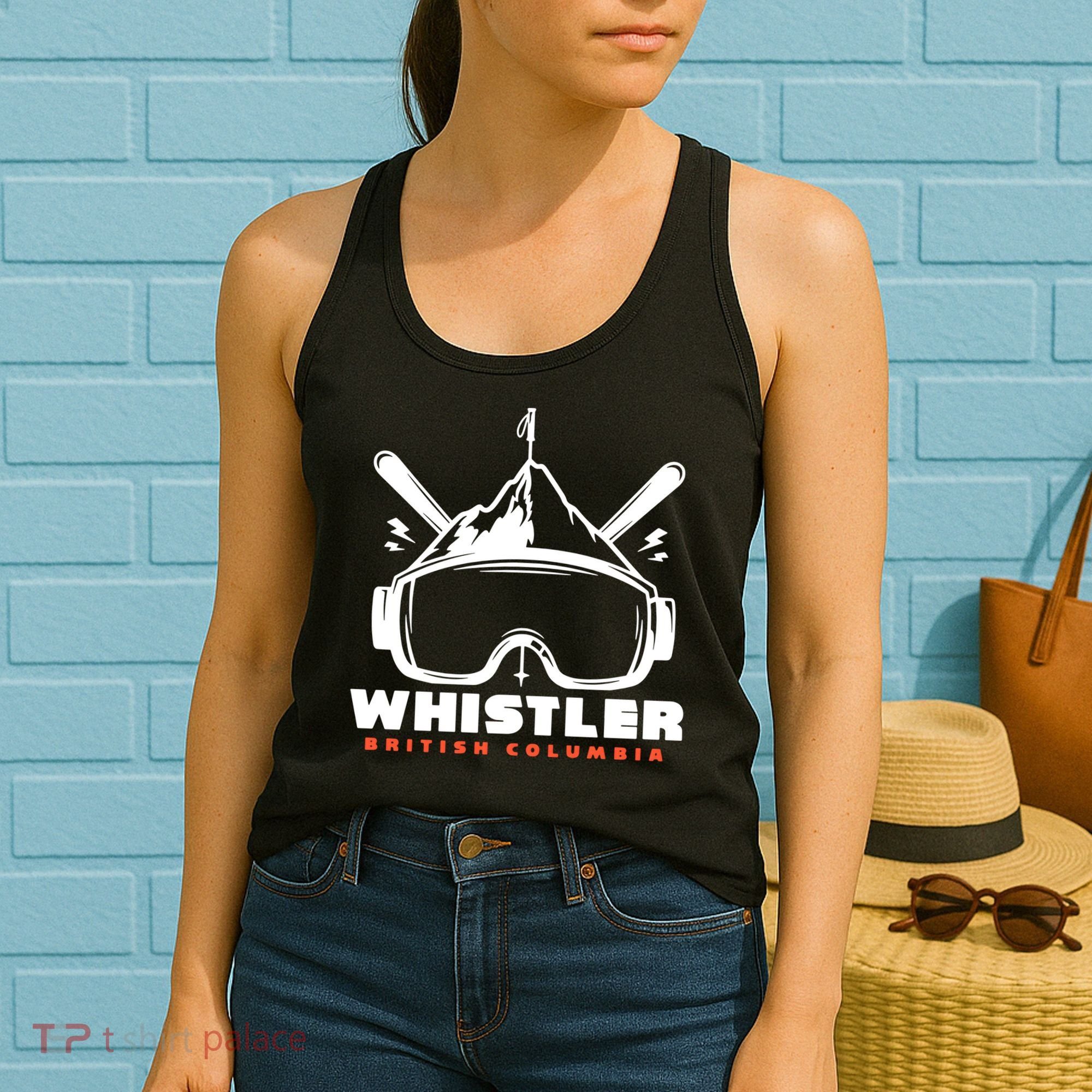 Whistler British Columbia Skiing Women's Tank Top