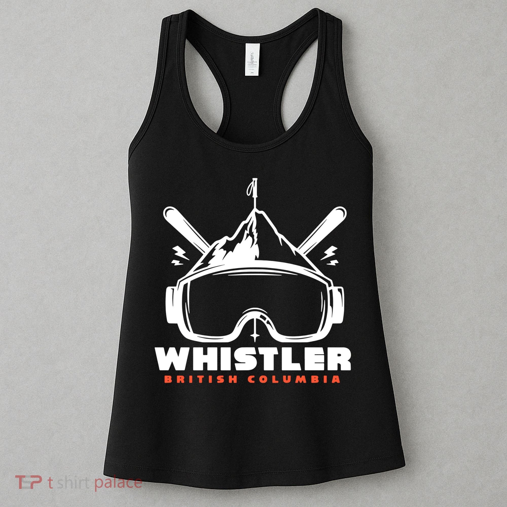 Whistler British Columbia Skiing Women's Tank Top