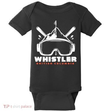 Whistler British Columbia Skiing Baby Bodysuit