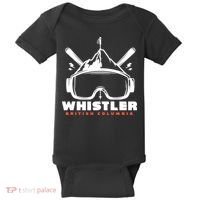 Whistler British Columbia Skiing Baby Bodysuit thumb 0