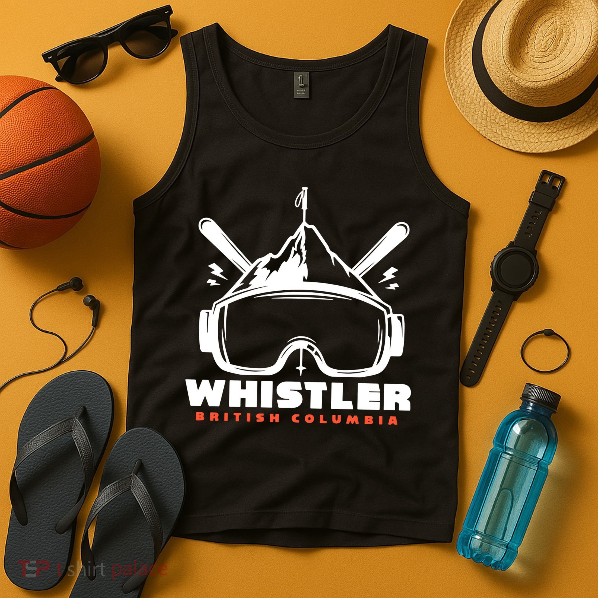 Whistler British Columbia Skiing Tank Top