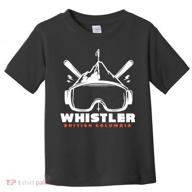 Whistler British Columbia Skiing Toddler T-Shirt