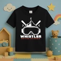 Whistler British Columbia Skiing Toddler T-Shirt thumb 3