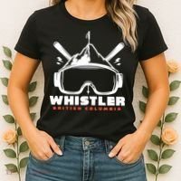 Whistler British Columbia Skiing Women's T-Shirt thumb 2