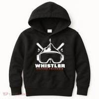 Whistler British Columbia Skiing Kids Hoodie thumb 0