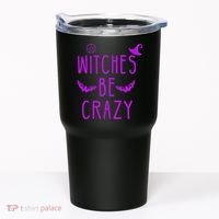 Witches Be Crazy Halloween For Crazy Psycho Witches Tumbler thumb 0
