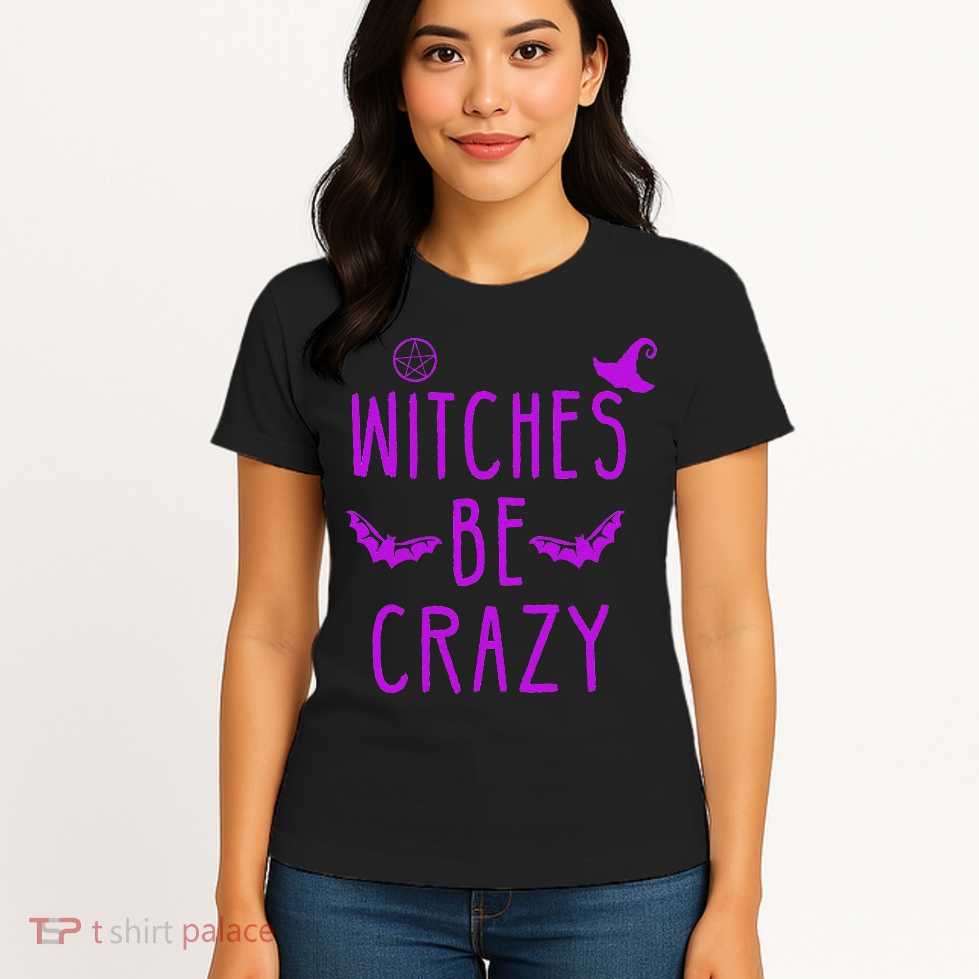 Witches Be Crazy Halloween For Crazy Psycho Witches Women's T-Shirt