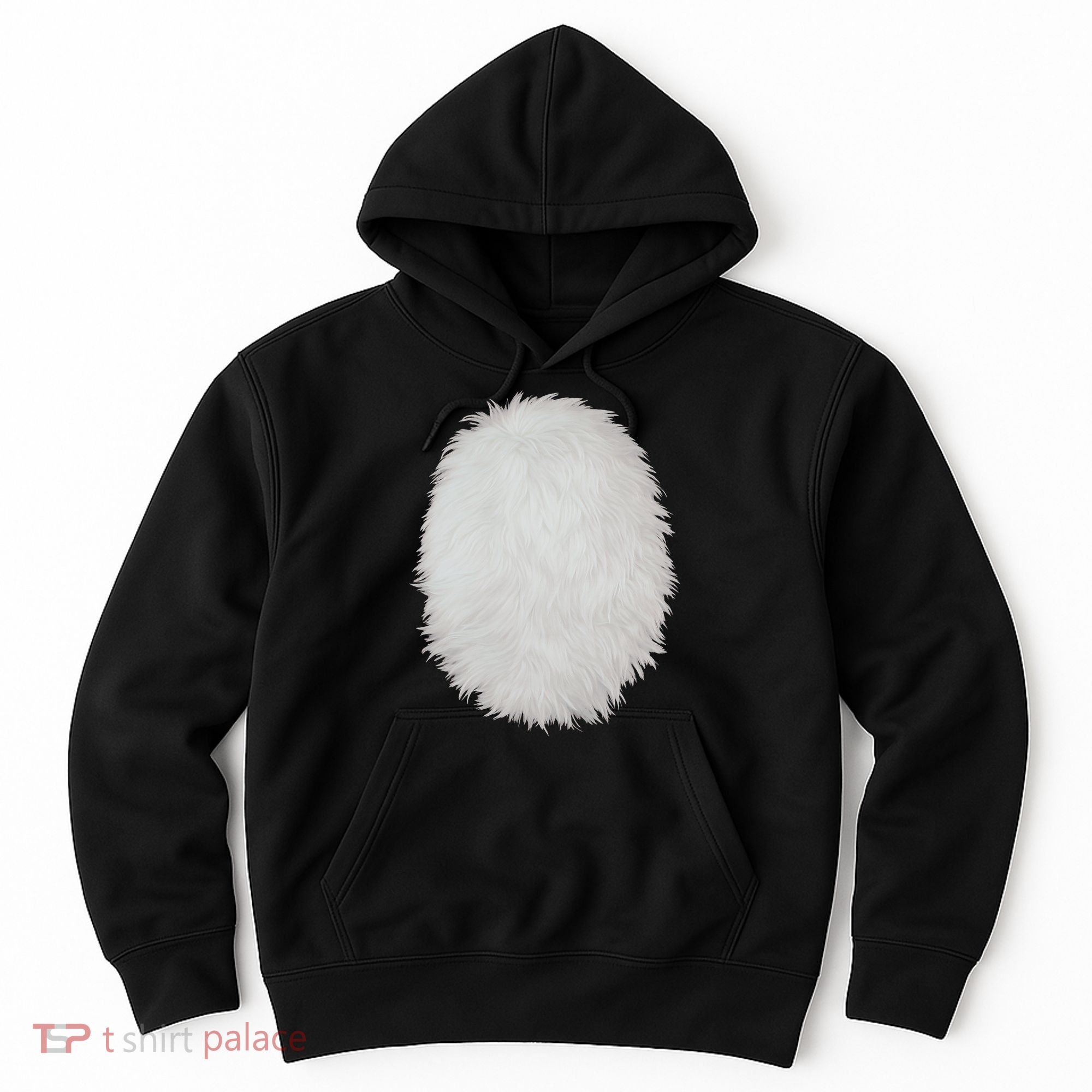 White Belly Costume Diy Cosplay Panda Bear Cat Skunk Deer Hoodie