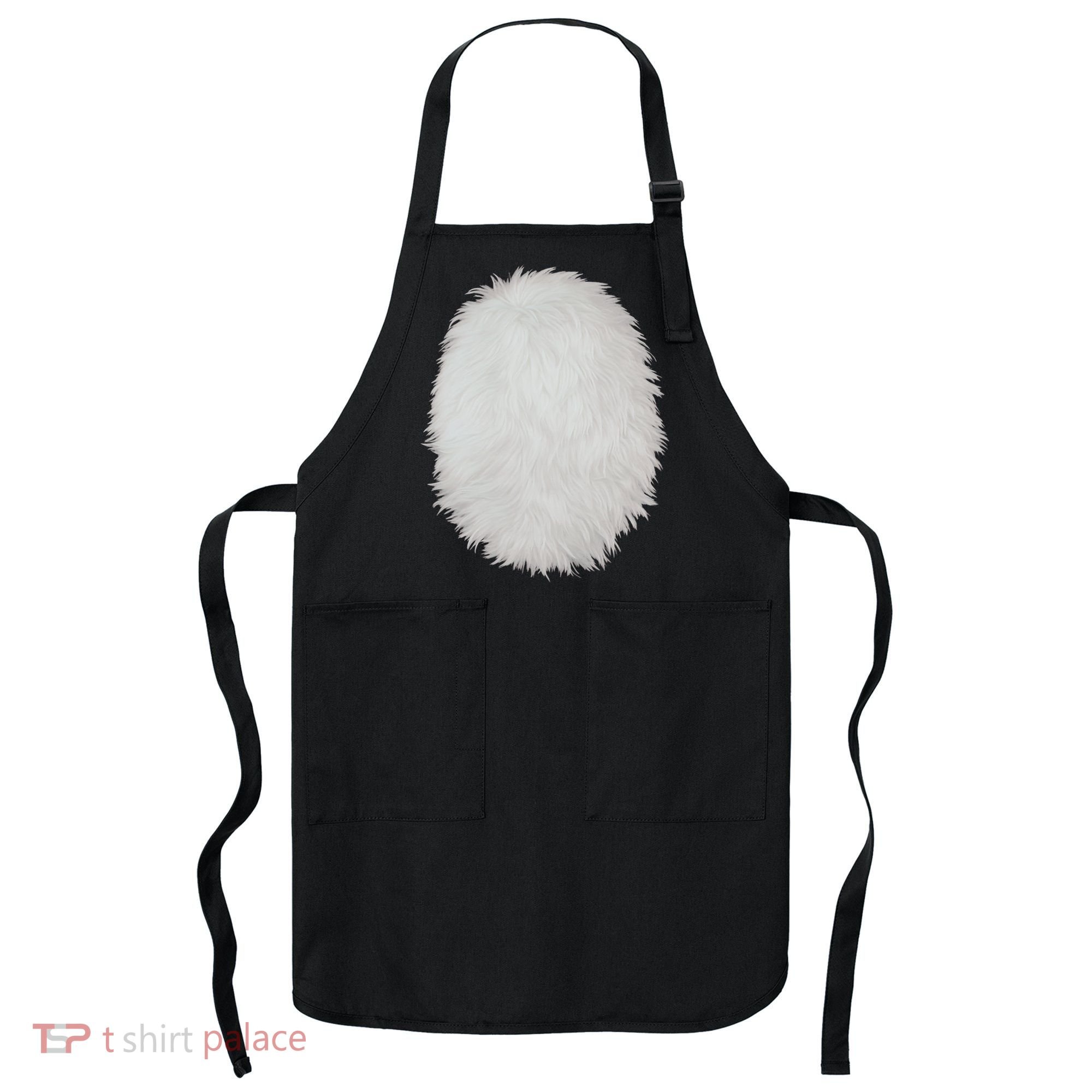 White Belly Costume Diy Cosplay Panda Bear Cat Skunk Deer Apron