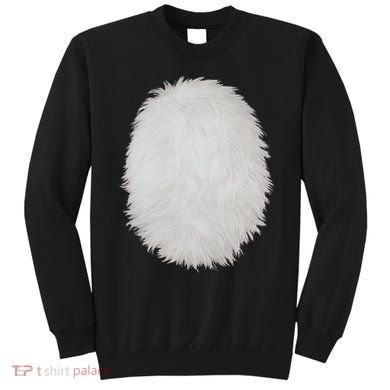 White Belly Costume Diy Cosplay Panda Bear Cat Skunk Deer Sweatshirt