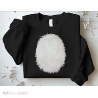 White Belly Costume Diy Cosplay Panda Bear Cat Skunk Deer Sweatshirt thumb 2