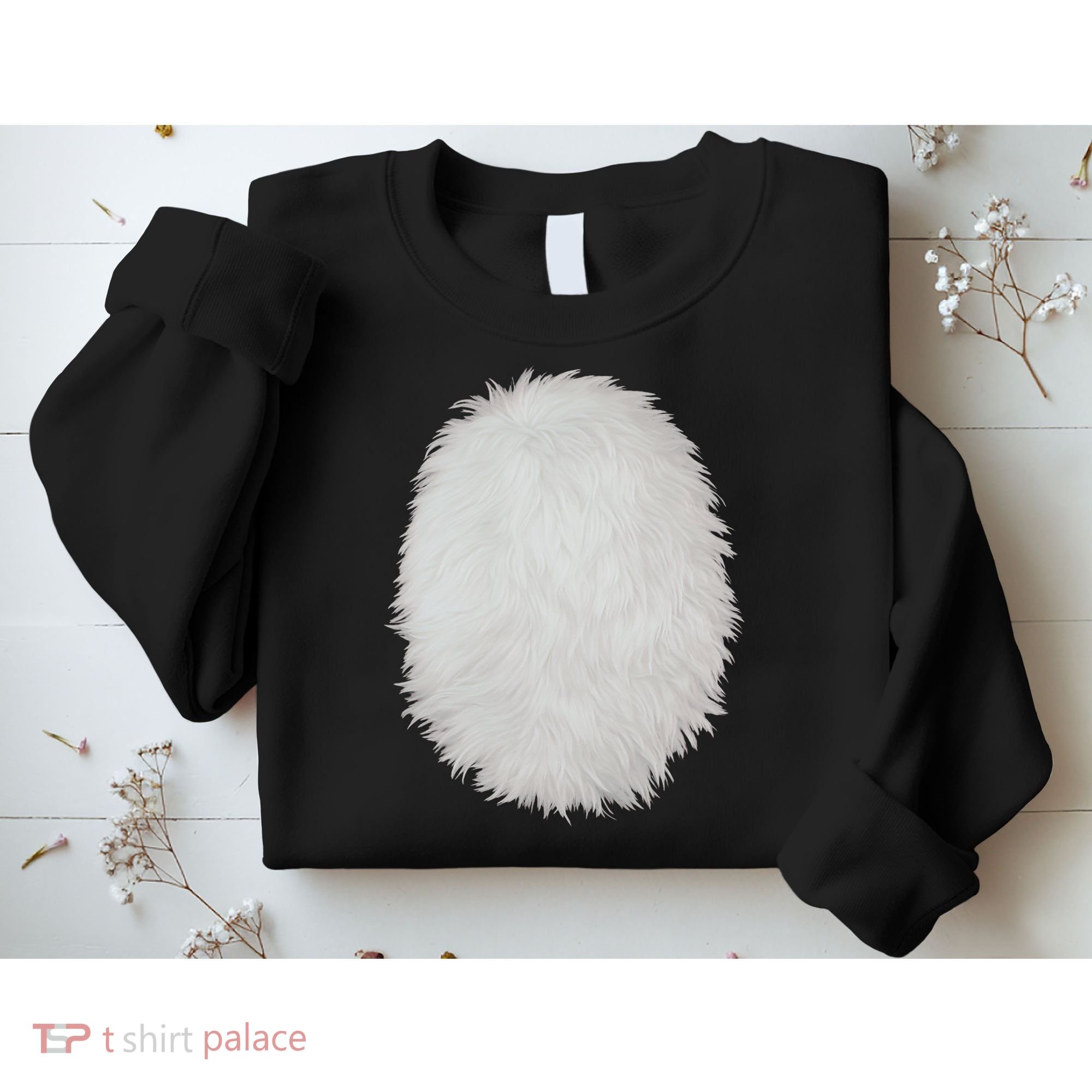 White Belly Costume Diy Cosplay Panda Bear Cat Skunk Deer Sweatshirt
