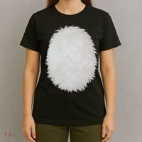 White Belly Costume Diy Cosplay Panda Bear Cat Skunk Deer T-Shirt thumb 4