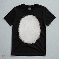 White Belly Costume Diy Cosplay Panda Bear Cat Skunk Deer T-Shirt thumb 5