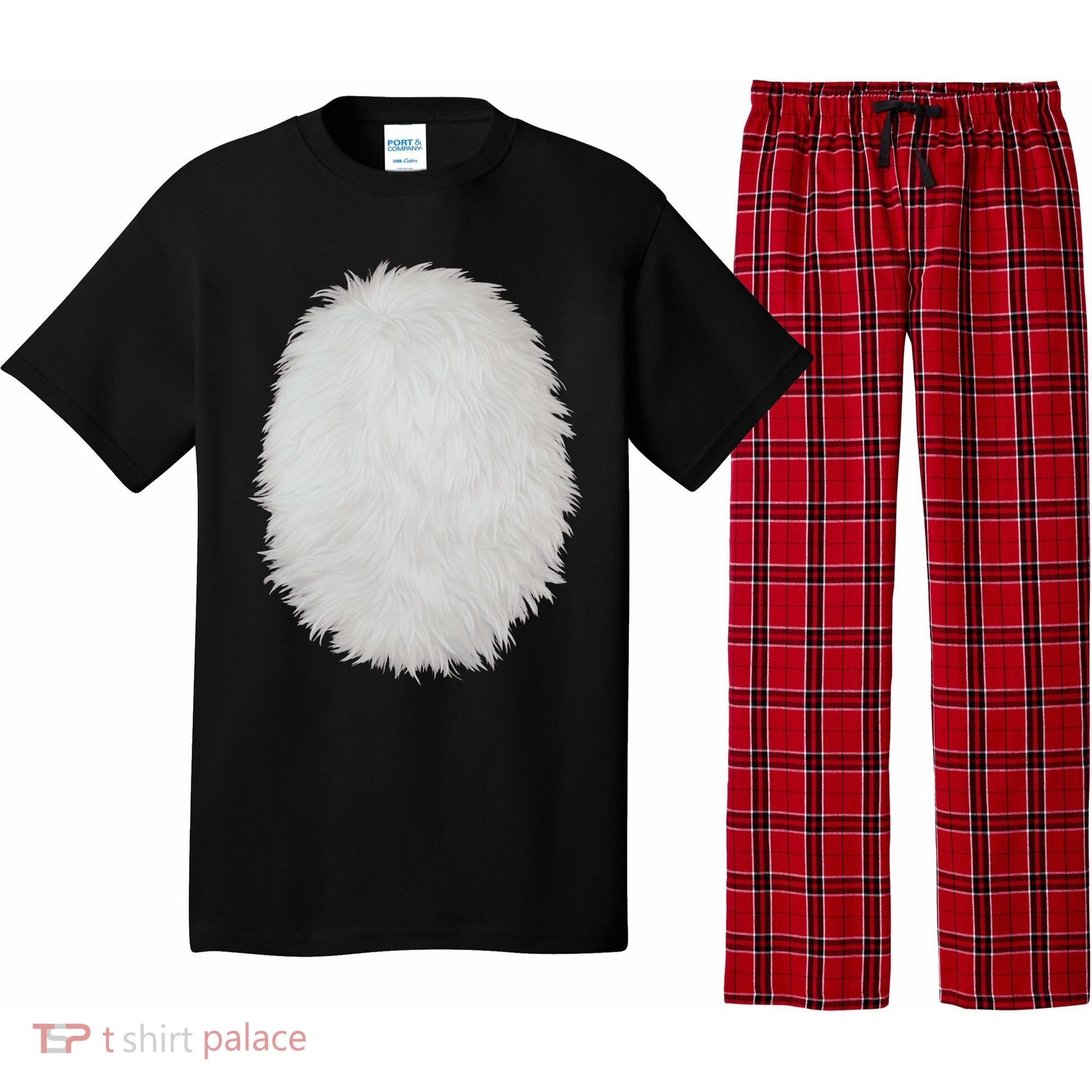 White Belly Costume Diy Cosplay Panda Bear Cat Skunk Deer Pajama Set