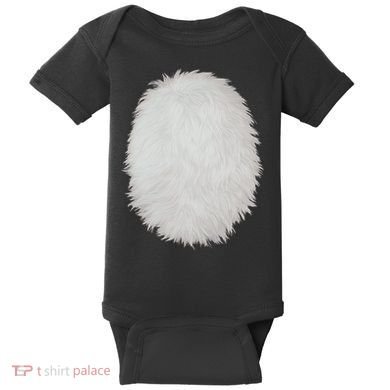 White Belly Costume Diy Cosplay Panda Bear Cat Skunk Deer Baby Bodysuit