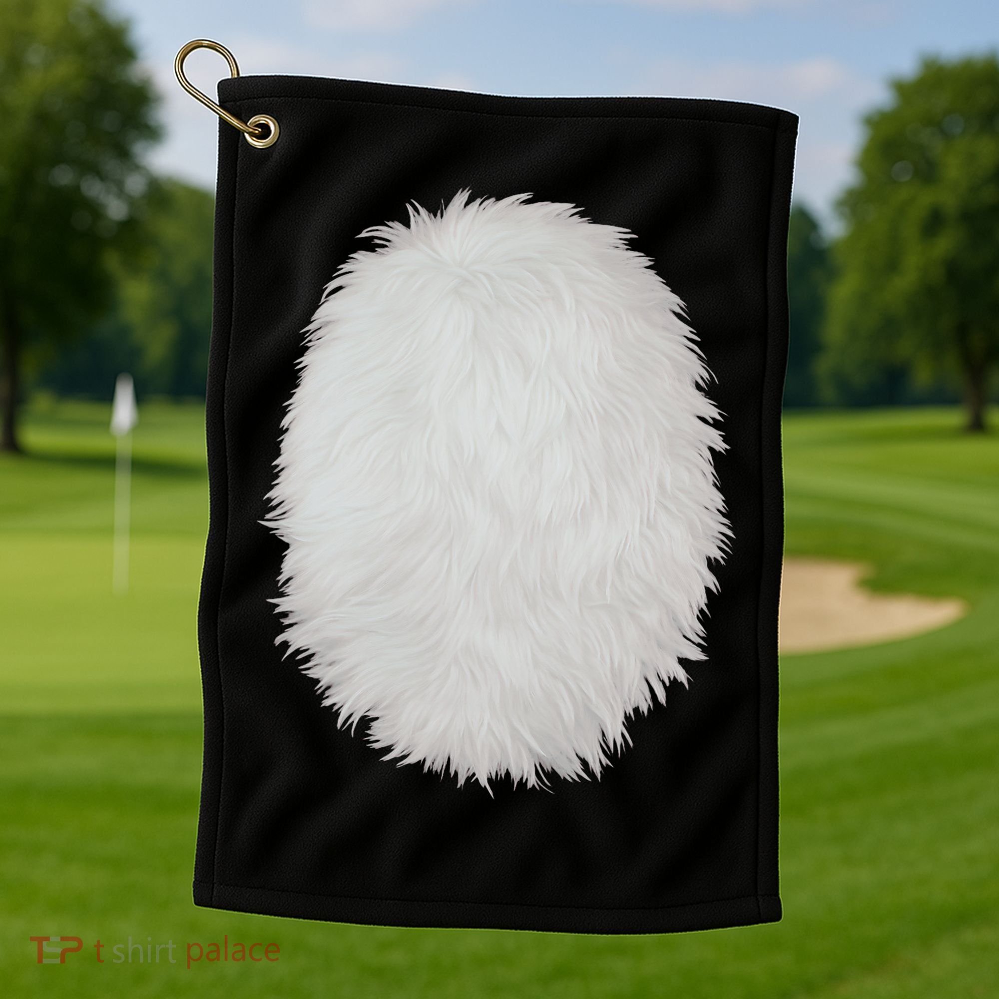 White Belly Costume Diy Cosplay Panda Bear Cat Skunk Deer Golf Towel