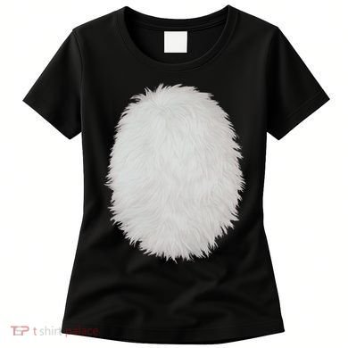 White Belly Costume Diy Cosplay Panda Bear Cat Skunk Deer Women's T-Shirt