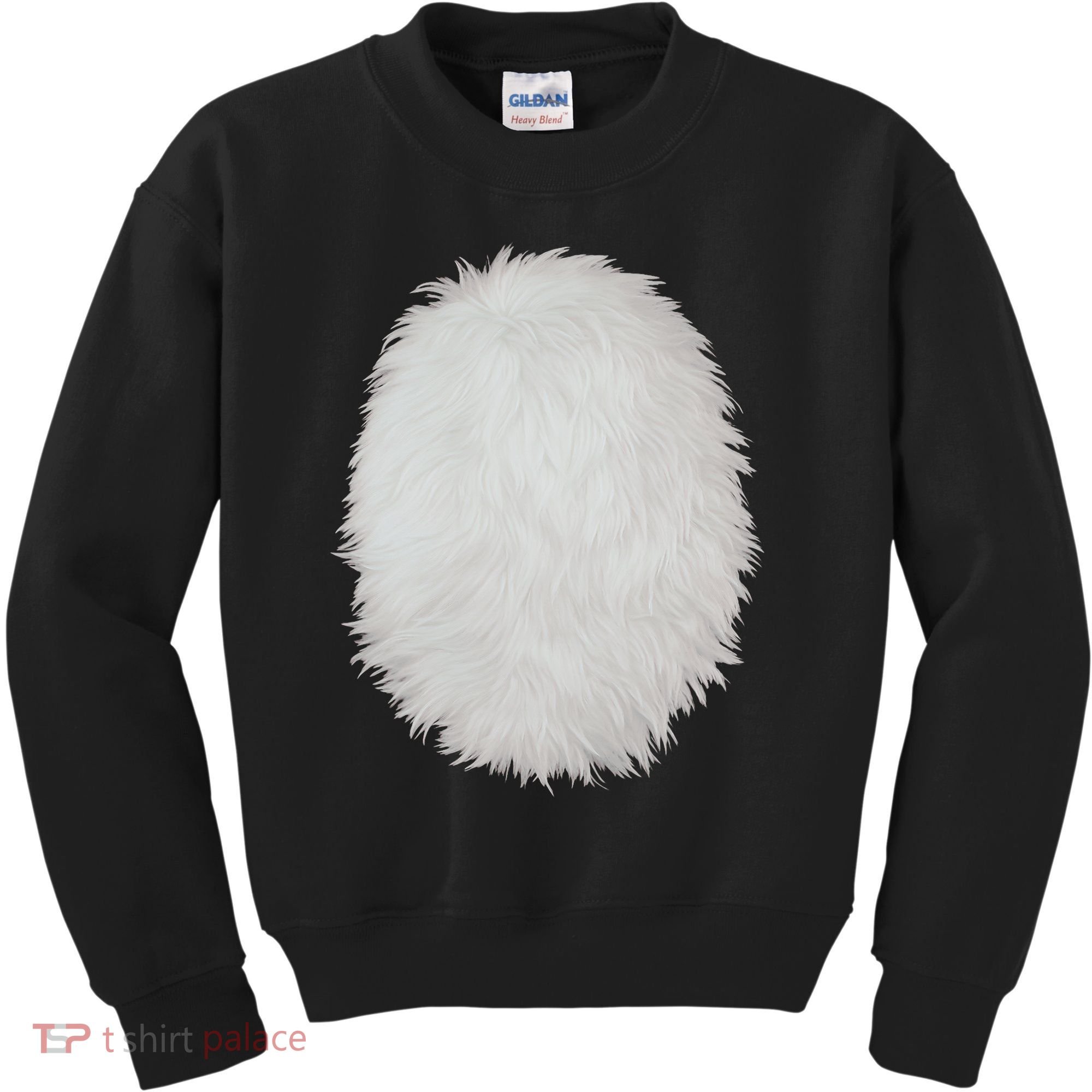 White Belly Costume Diy Cosplay Panda Bear Cat Skunk Deer Kids Sweatshirt