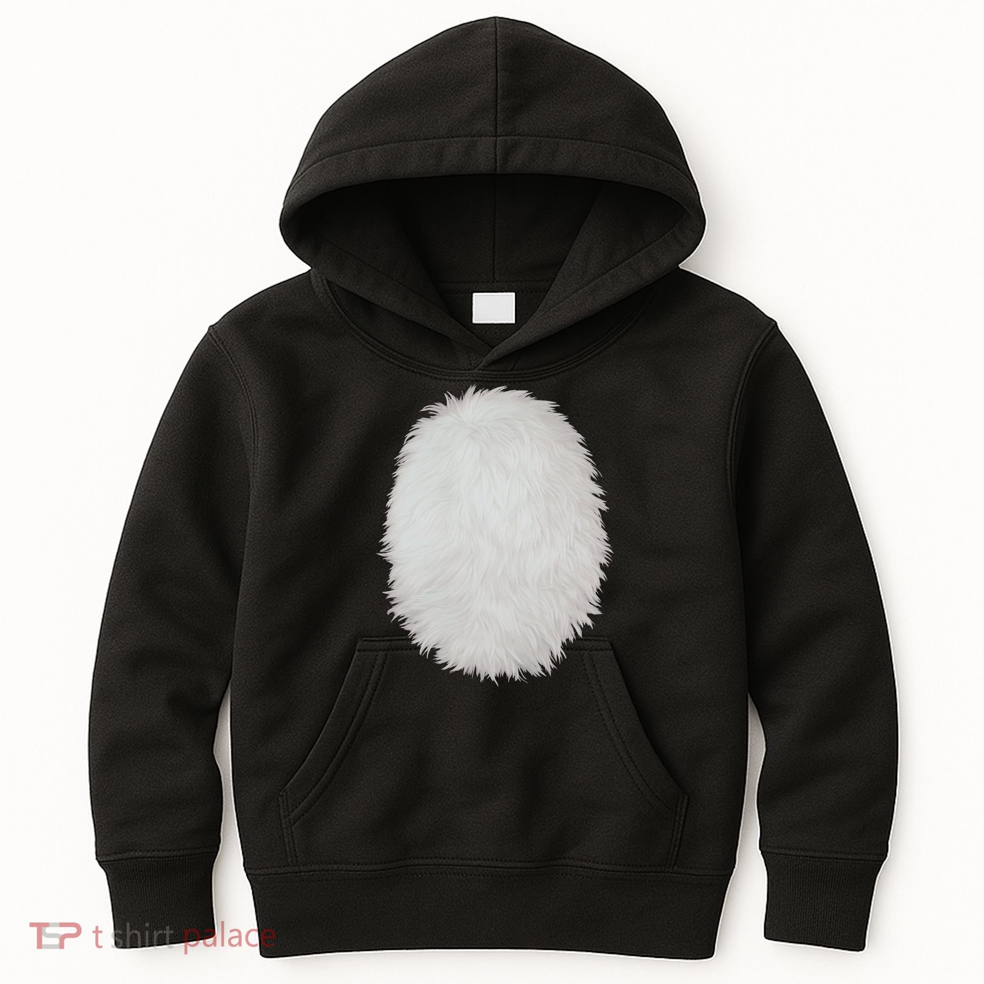 White Belly Costume Diy Cosplay Panda Bear Cat Skunk Deer Kids Hoodie