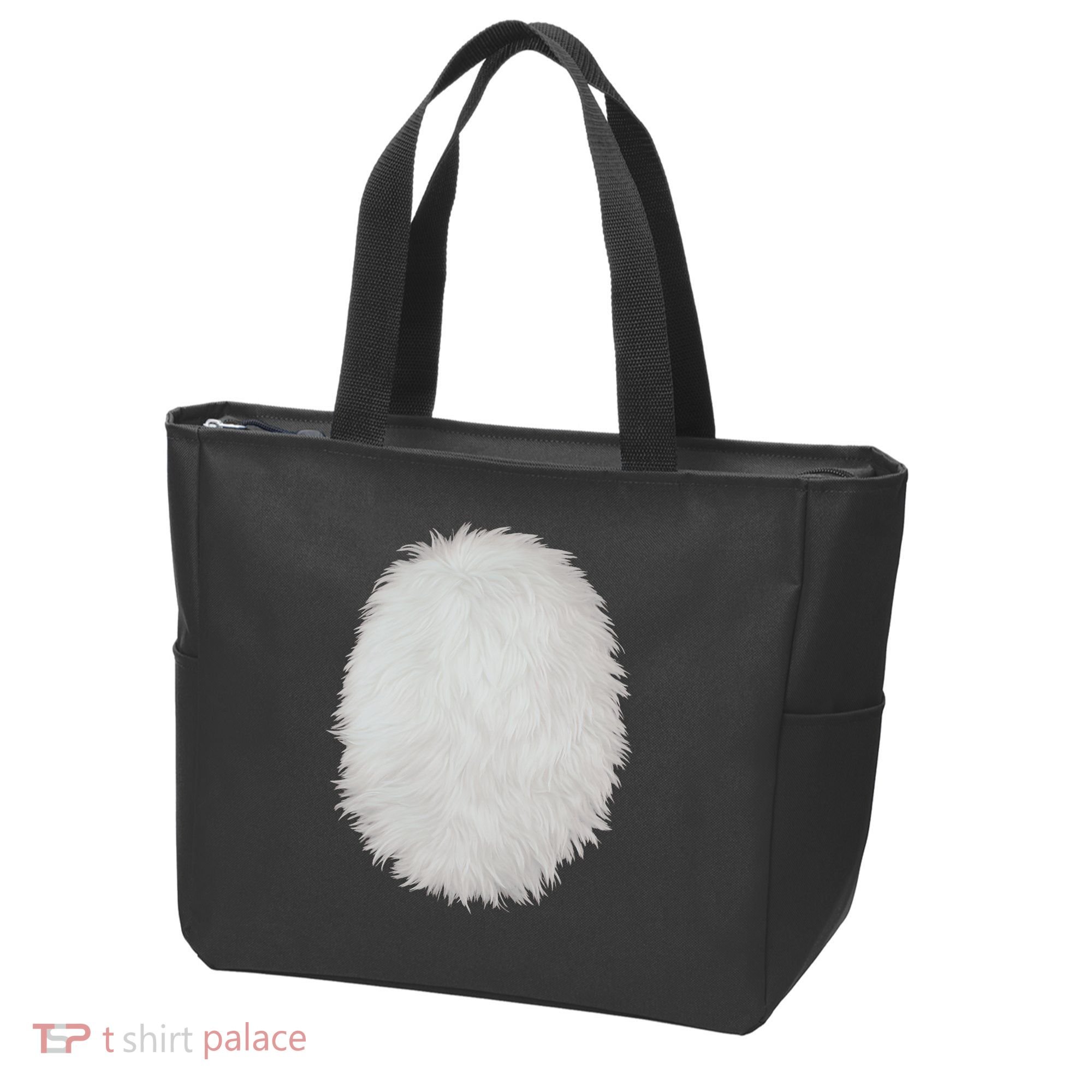 White Belly Costume Diy Cosplay Panda Bear Cat Skunk Deer Tote Bag