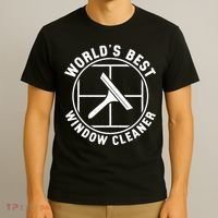 WorldS Best Cool Window Washing Professional Window Cleaner T-Shirt thumb 3